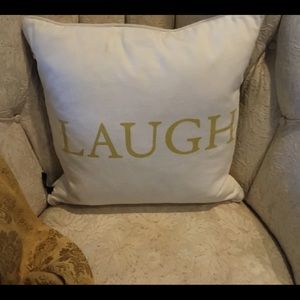 Laugh White & Yellow Cover